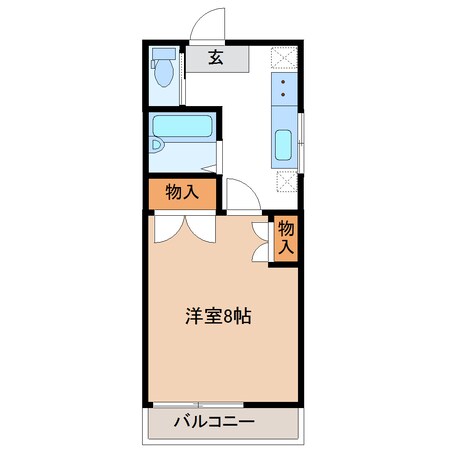 エスポワール清水Ⅱの物件間取画像